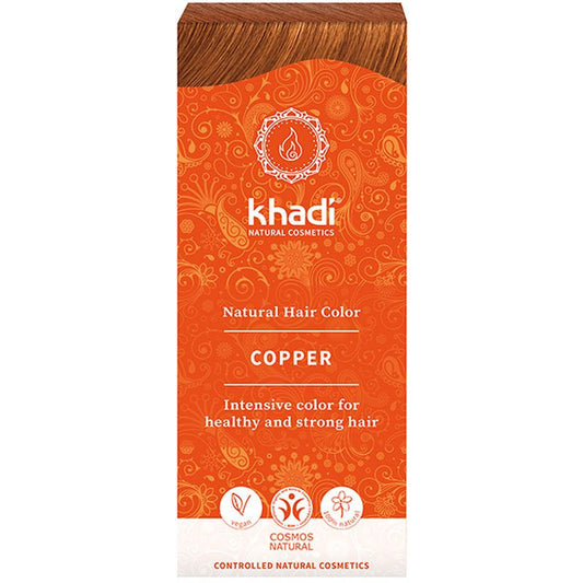 Khadi Herbal Color Cobre Brillante  , 100 gr