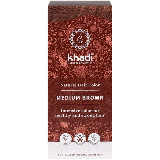 Khadi Herbal Color Castaño Medio , 100 gr