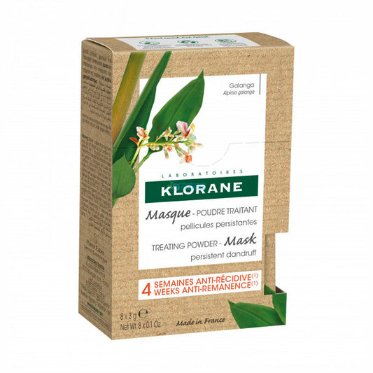 Klorane Tratamiento Mascarilla en Polvo con Galangal, 24g
