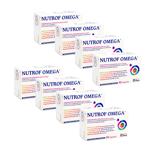 Pack 8 Nutrof Omega, 60 cápsulas