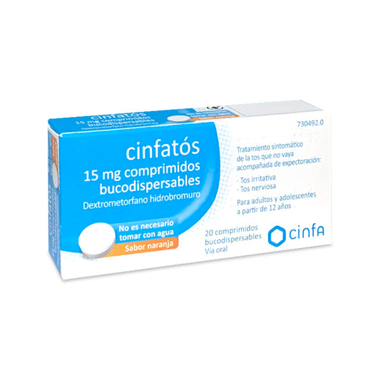 Cinfatos 15 mg, 20 Comprimidos Bucodispersables