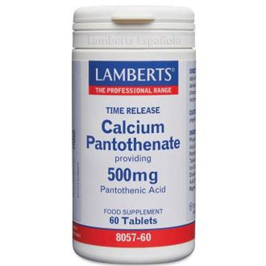 Lamberts Pantotenato De Calcio 500 Mg. 60  Comprimidos 