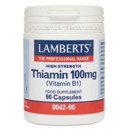 Lamberts Vitamina B-1 100 Mg.(Tiamina) 90  Cápsulas 