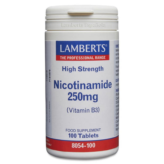 Lamberts Nicotinamida (Vit B3) , 100 cápsulas   