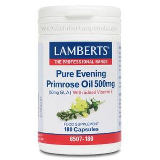 Lamberts Aceite De Primula 500 Mg. 180  Cápsulas 