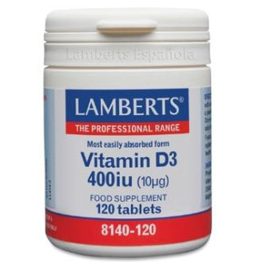 Lamberts Vitamina D3 400Ui 120 Comprimidos 