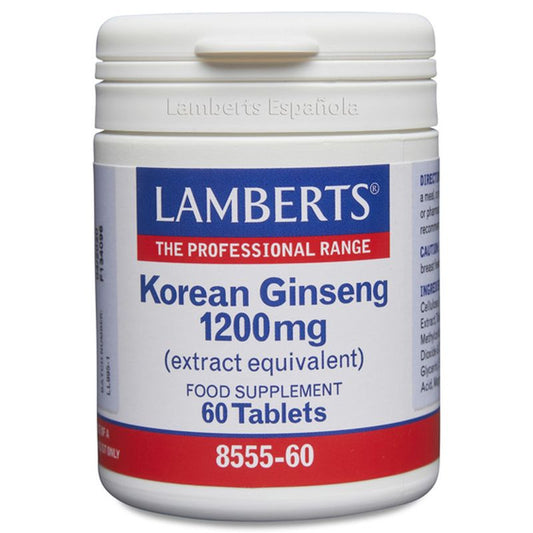 Lamberts Ginseng Koreano , 60 tabletas   