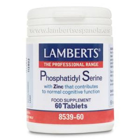 Lamberts Fosfatidil Serina 100Mg Zinc 60 Comprimidos 