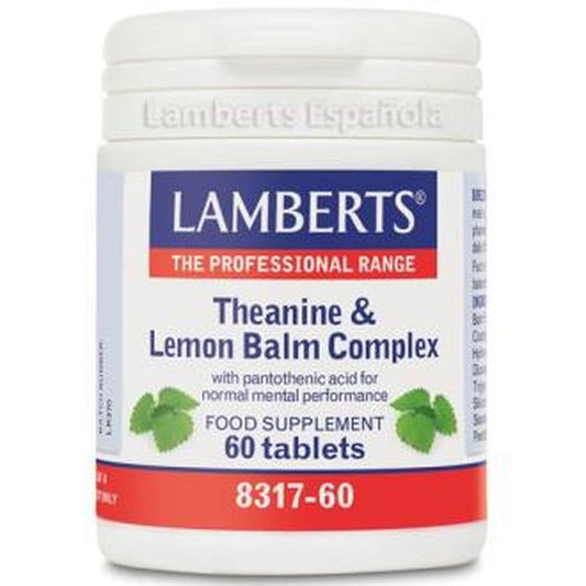 Lamberts Complejo De Teanina Y Balsamo De Limon 60 Comprimidos 