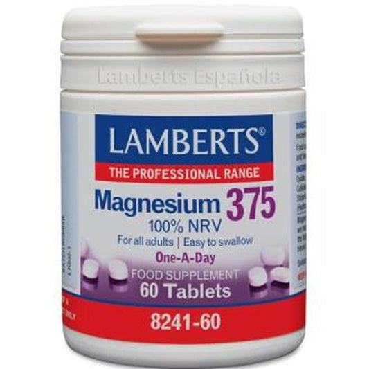 Lamberts Magnesio 375 60 Comprimidos 