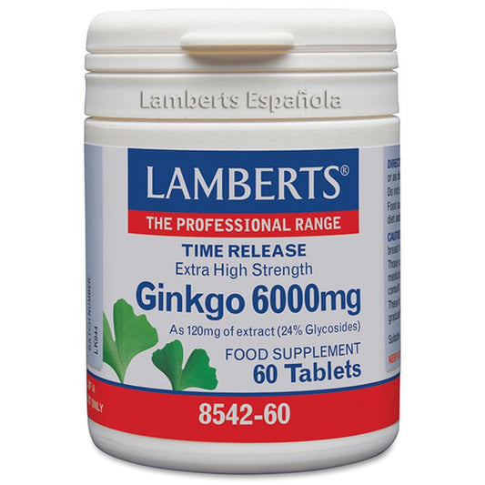 Lamberts Ginkgo Biloba , 60 cápsulas   