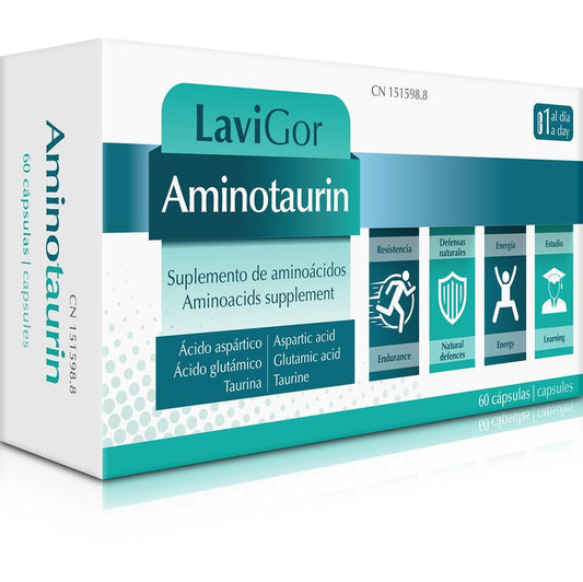 Lavigor Aminotaurin , 60 cápsulas