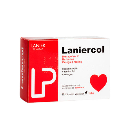 Lanier Pharma  Laniercol Complemento Alimenticio , 30 cápsulas vegetales