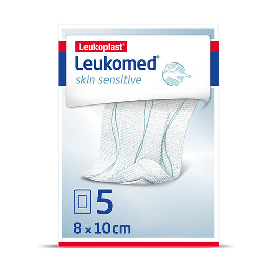 Leukomed Skin Sensitive  8 Cm X 10 Cm , 5 unidades