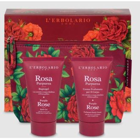 L´Erbolario Rosa Purpurea Fabulosa Gel Baño+Crema Perfumada 
