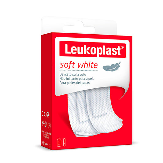 Leukoplast Soft White, 19 Mm x 72 Mm, 20 unidades