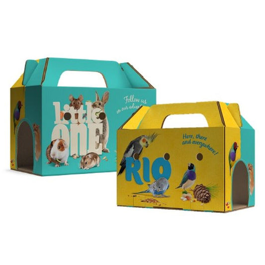 Caja Carton Transporte Animales Rio y Little One