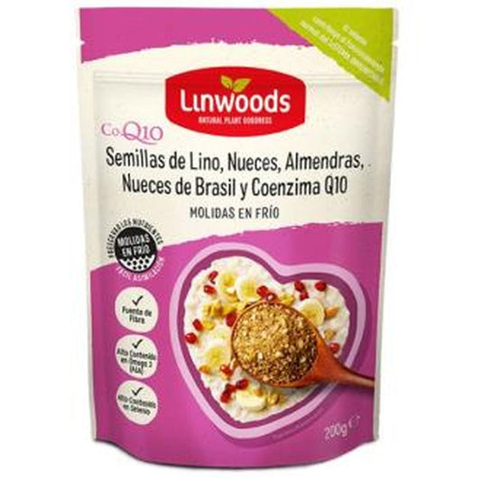 Linwoods Semillas De Lino Con Nueces Almendras Q10 200Gr. 