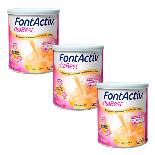 FontActiv Pack Diabest Vainilla, 3x400 gr