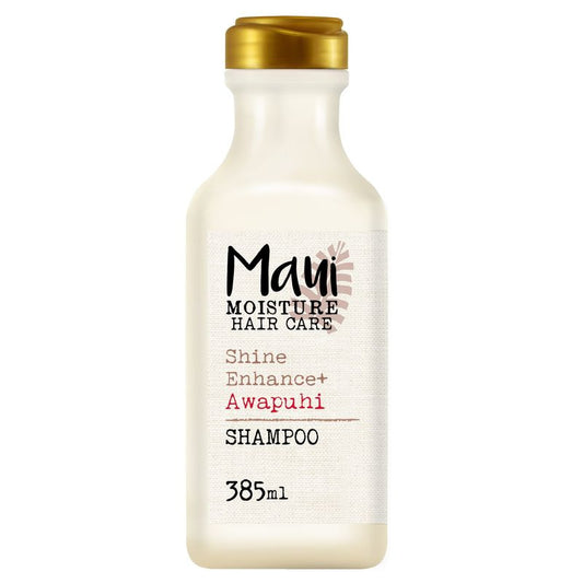 Maui Moisture, Shine Awapuhi Shampoo, Champú Para Pelo Opaco, Sin Siliconas, Brillo Intenso, 385 Ml