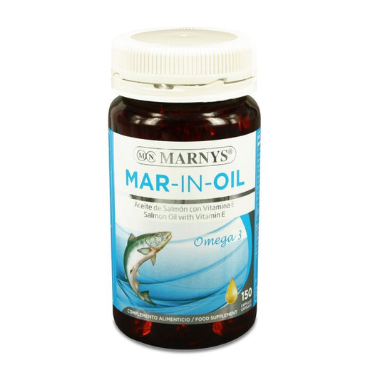 Marnys Mar-In-Oil Aceite De Salmon , 150 cápsulas de 500 mg