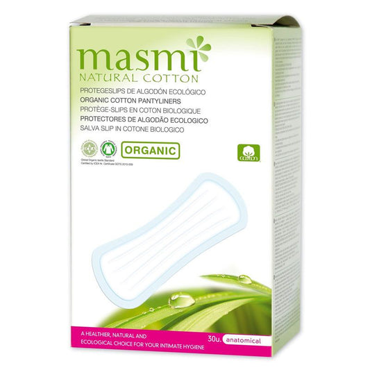 Masmi Protegeslips Anatomicos Masmi Natural Cotton, 24 Uds      
