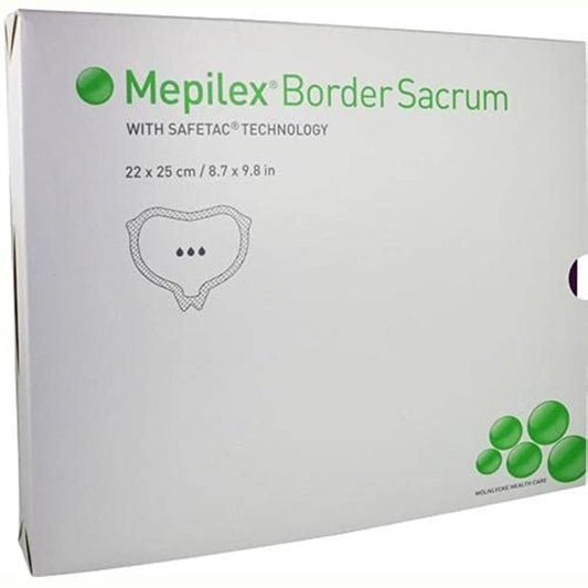 Mepilex Border Sacrum  Apósito 22X25 cm, 3 unidades