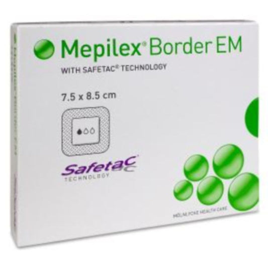 Mepilex Border Em Apósito 7,5X8,5 cm, 3 unidades