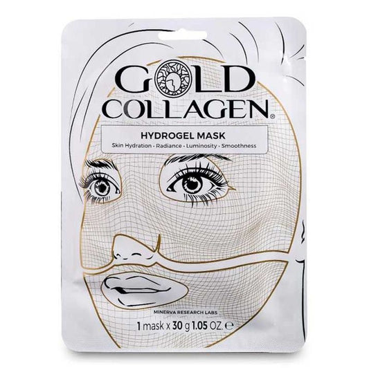 Minerva Gold Collagen Hydrogel Mask, 1 Mascarilla