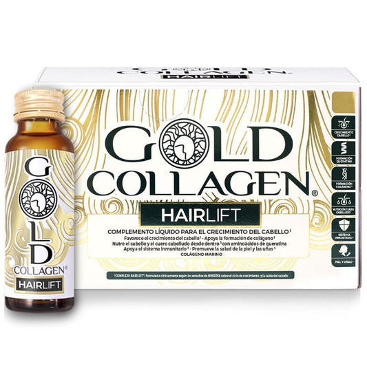 Minerva Gold Collagen Hairlift 10 Unidades