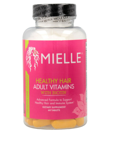 Mielle Healthy Hair Adult Vitamins With Biotin 60 Tabletas