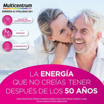 Multicentrum Energía Y Vitalidad 50+ Complemento Alimenticio , 15 frascos