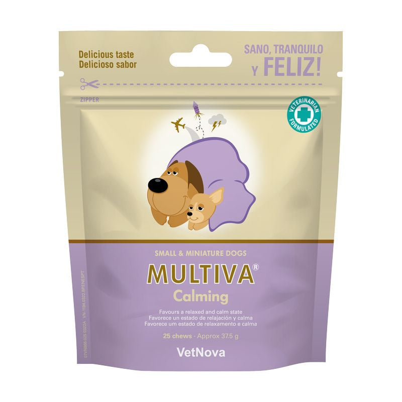 Vetnova Multiva Calming Perros Pequeños y Miniatura 25 chews