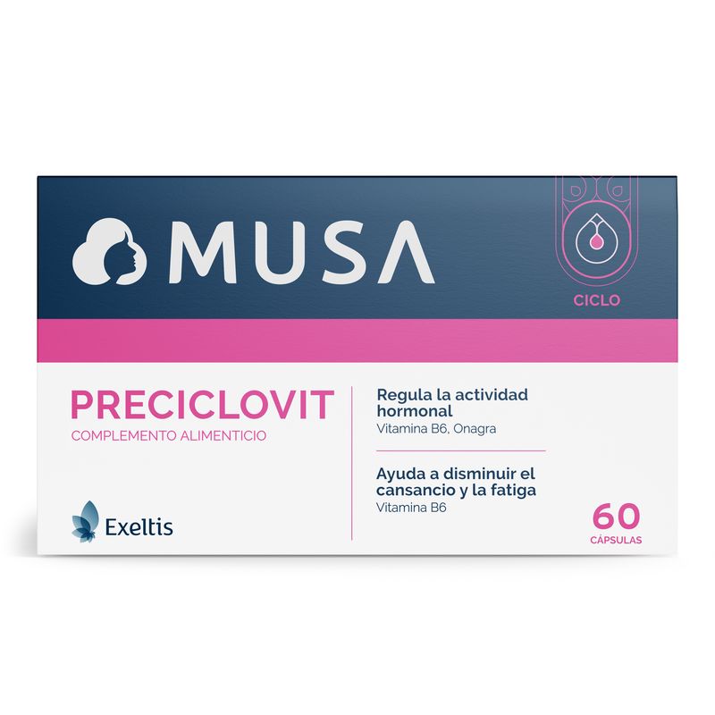 Musa Preciclovit Premenstrual, 60 cápsulas