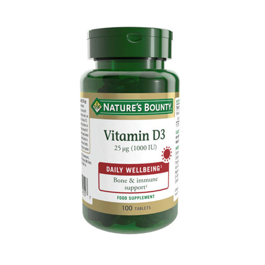 Nature'S Bounty Vitamina D3 25Mcg 1000 Ui - 100 comprimidos