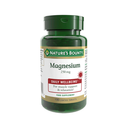 Nature'S Bounty Magnesio 250 mg - 100 comprimidos Recubiertos