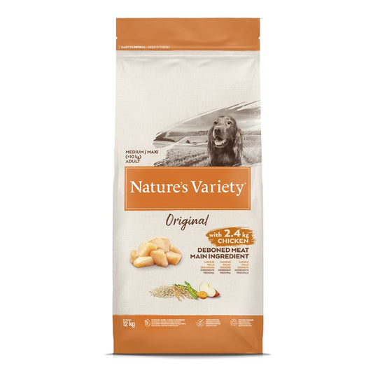 Nature'S Variety Canine Adult Original Med/Max Pollo 12Kg, pienso para perros