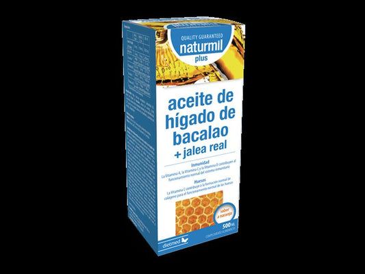 Naturmil Aceite De Higado De Bacalao Plus, 500 Ml      