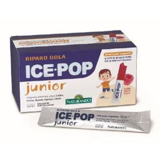 Naturando Riparo Gola Ice Pop Junior Sabor Frutos Rojos 20Sb 