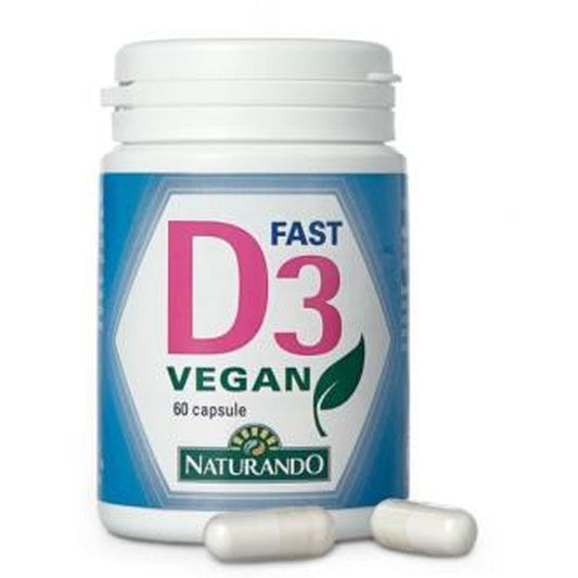 Naturando D3 Fast Vegan 60 Comprimidos 