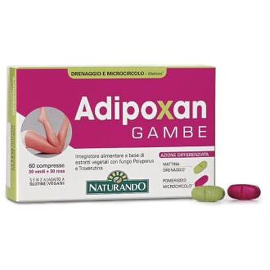 Naturando Adipoxan Gambe 30+30 Comprimidos 