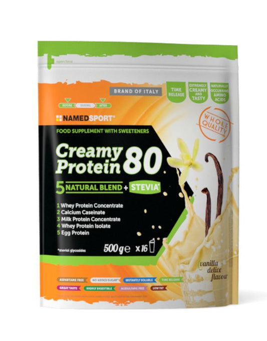 Named Sport Creamy Protein Vanilla Delice , 1 bolsa de 500 gr 