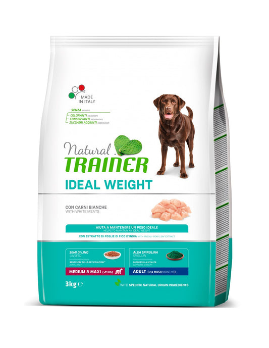 Natural Trainer Canine Adul Med Max Weight 3Kg, pienso para perros