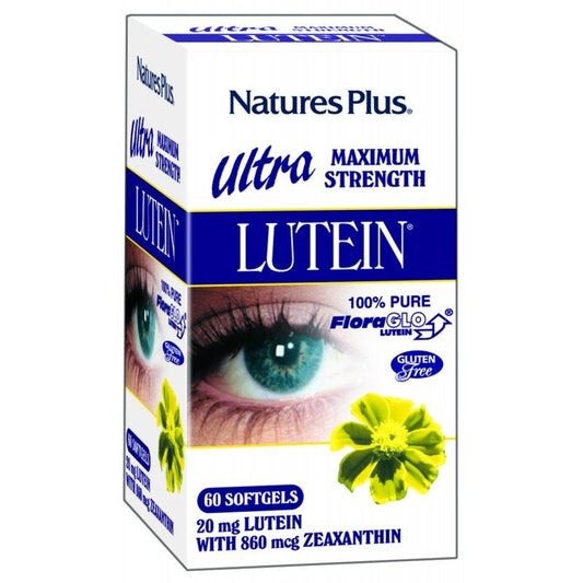 Natures Pl Ultra Lutein, 60 Perlas      