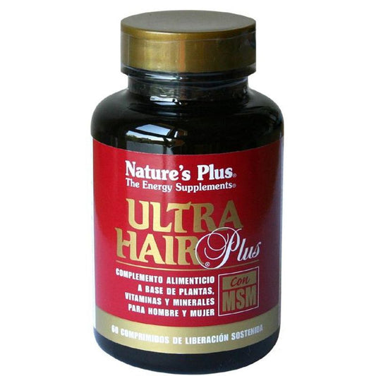 Natures Pl Ultra Hair Plus Con Msm  , 60 comprimidos 