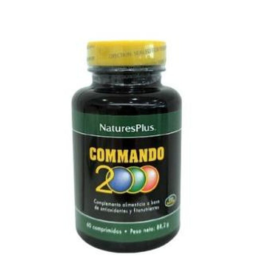Natures Plus Commando 2000 (Antioxidante) 60 Comp. 