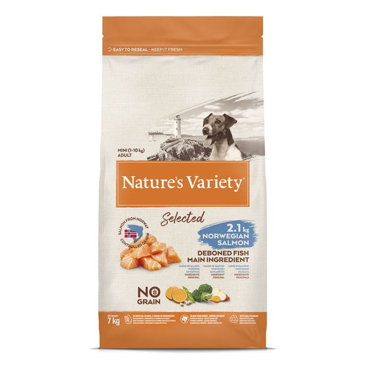 Nature'S Variety Canine Adult Selected Mini Salmon, 7 kg, pienso para perros
