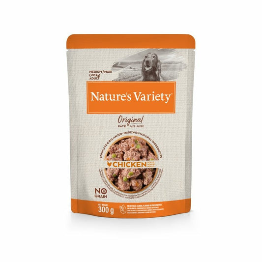 Nature'S Variety Canine Adult Original Pate Med Max  Pollo, 8 x 300 g, comida húmeda para perros