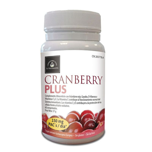 El Naturalista Cranberry Plus, Complementos Alimenticios, 60 Comprimidos.