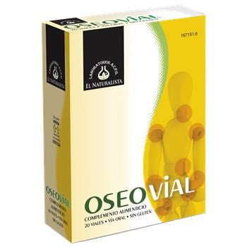 El Naturalista Oseovial, Destilado Acuoso De Plantas, 20 Viales 